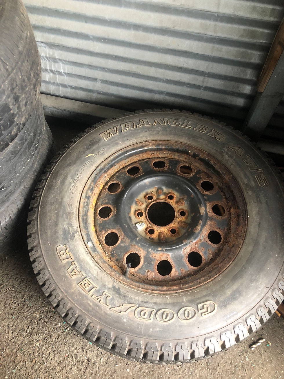 Thumbnail: Good yesr Wrangler 275/65/18 tire and wheel. 