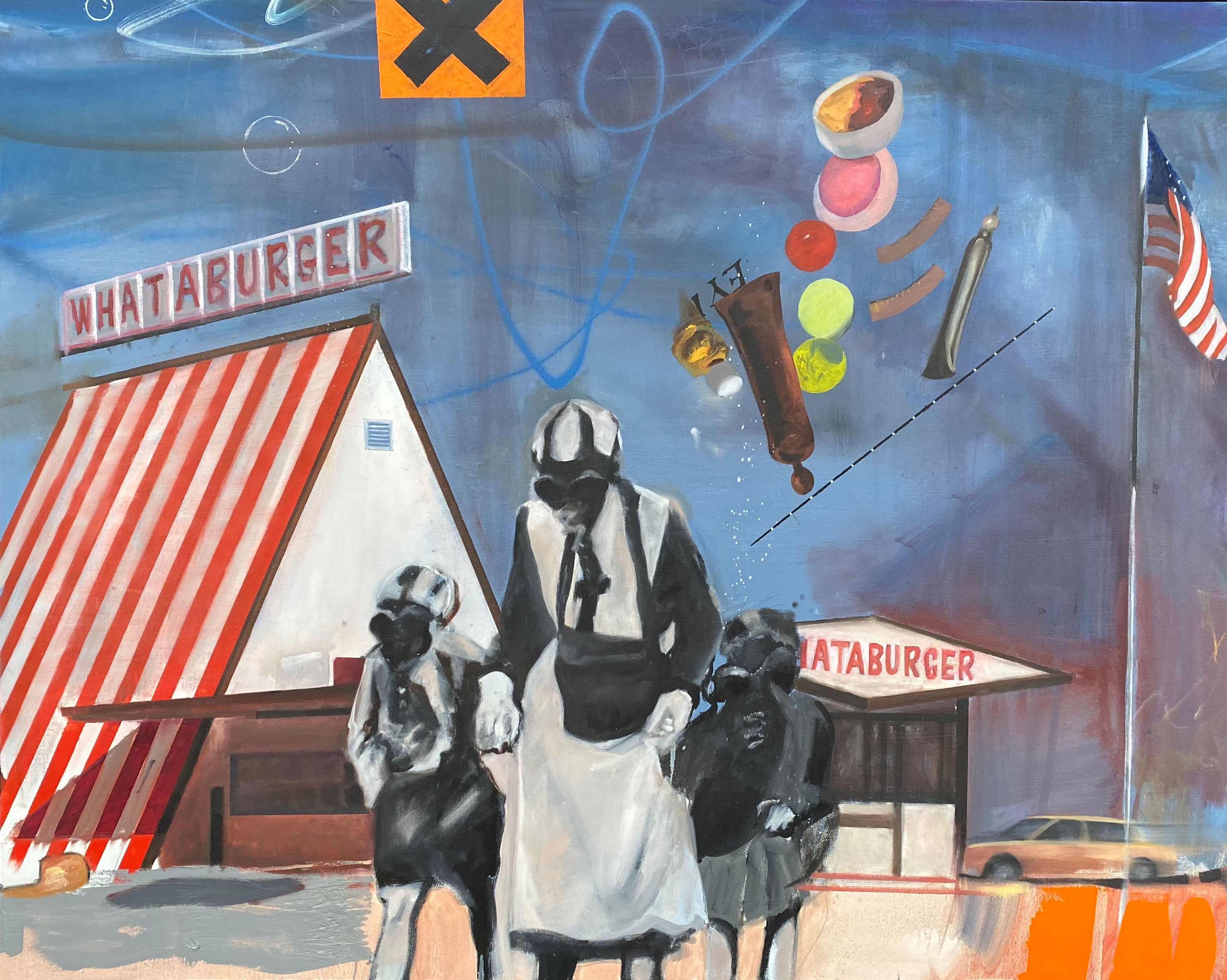 Irritant (What-A-Burger)", Original 48" x 60"