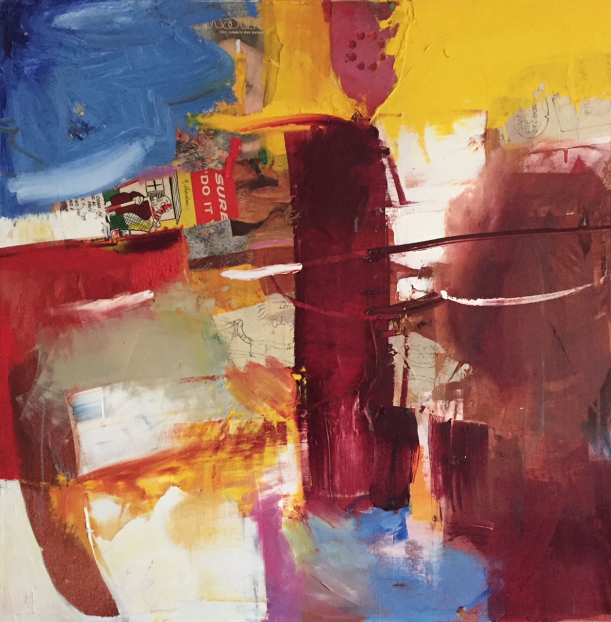 "Sure, Do It", Original 36" x 36"