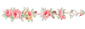 String of Red Roses for Rose Cottage Border Collies & Borderdoodles