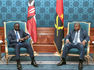 Presidentes de Angola e Quénia discutem crise na RDC