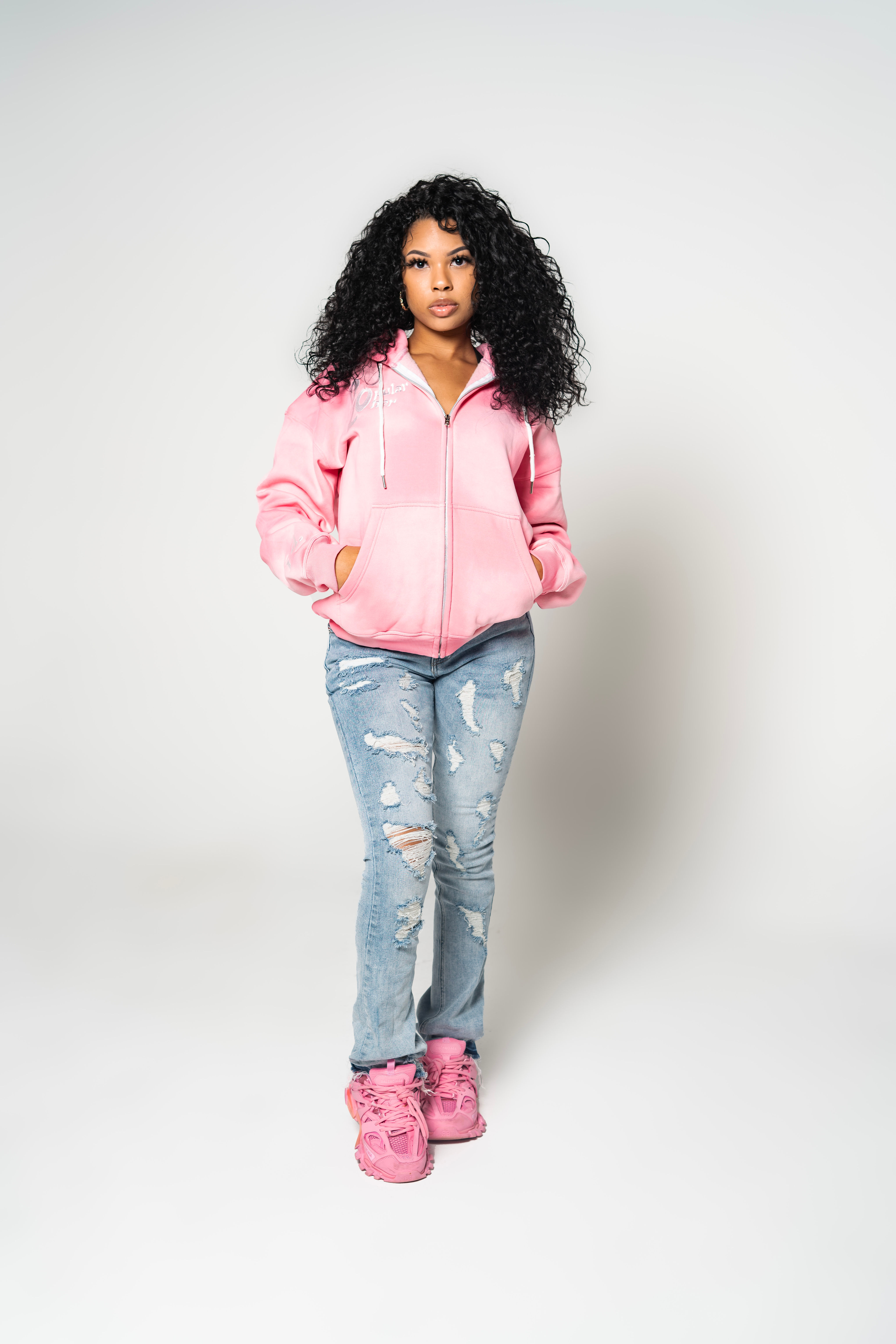 Loner Zip-up Hoodie