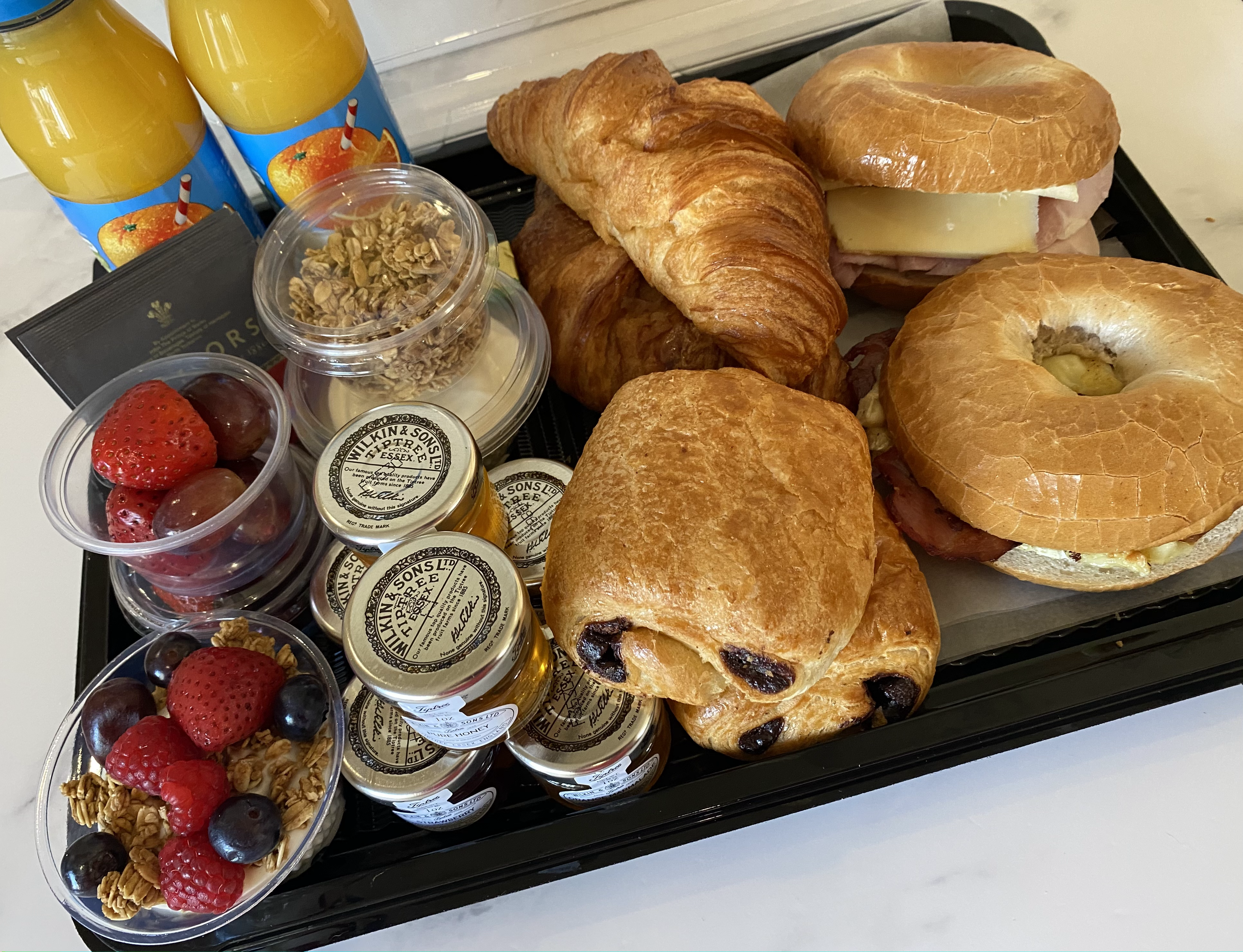 Arranged Food and Objects