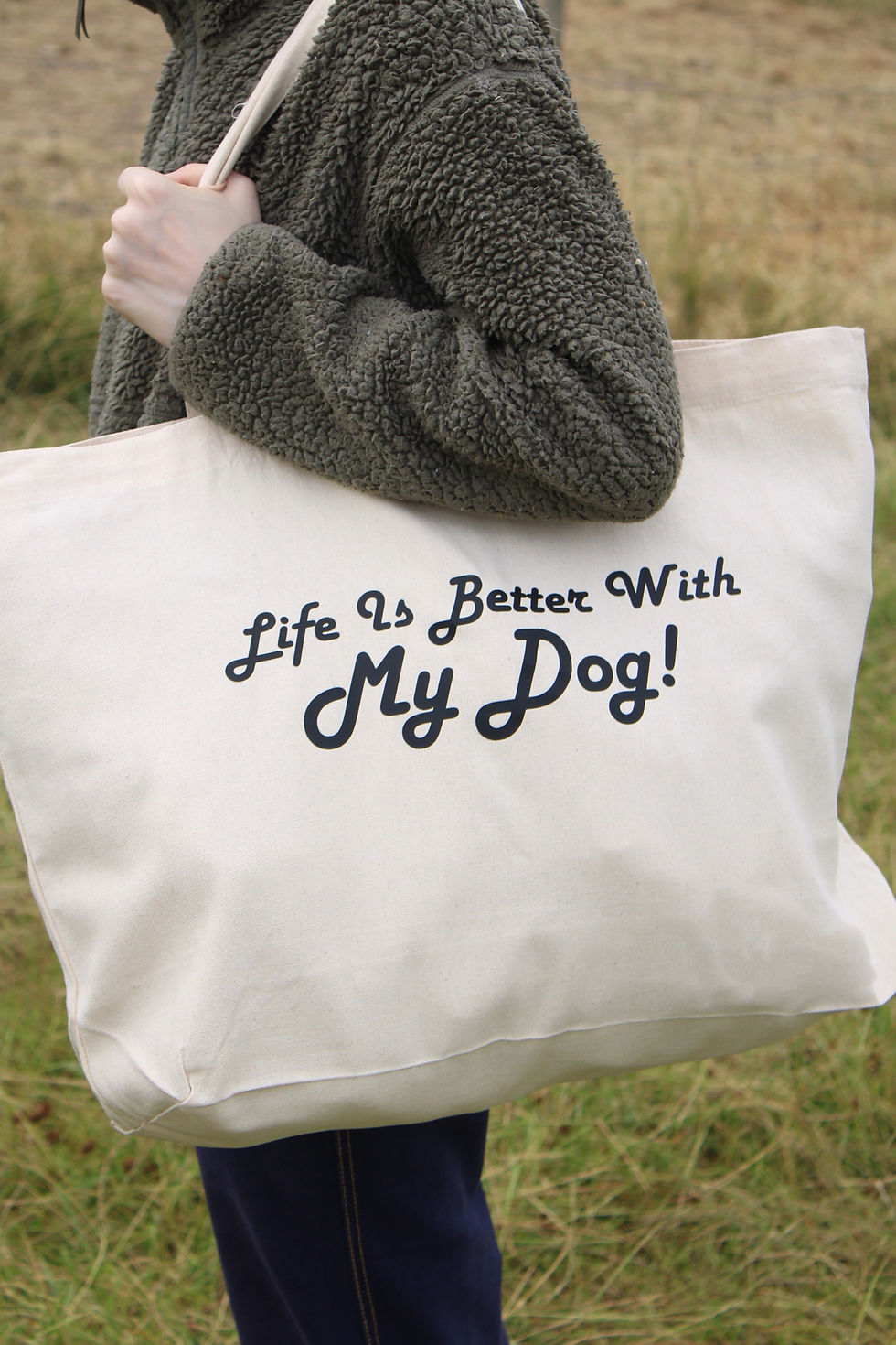 Thumbnail: Life Is Better With My Dog Tote Bag
