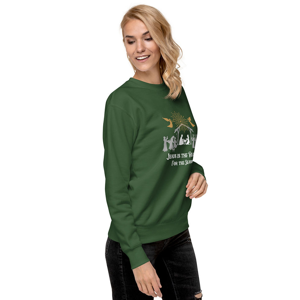 Thumbnail: JESUS IS THE REASON FOR THE SEASON | Unisex Premium Sweatshirt
