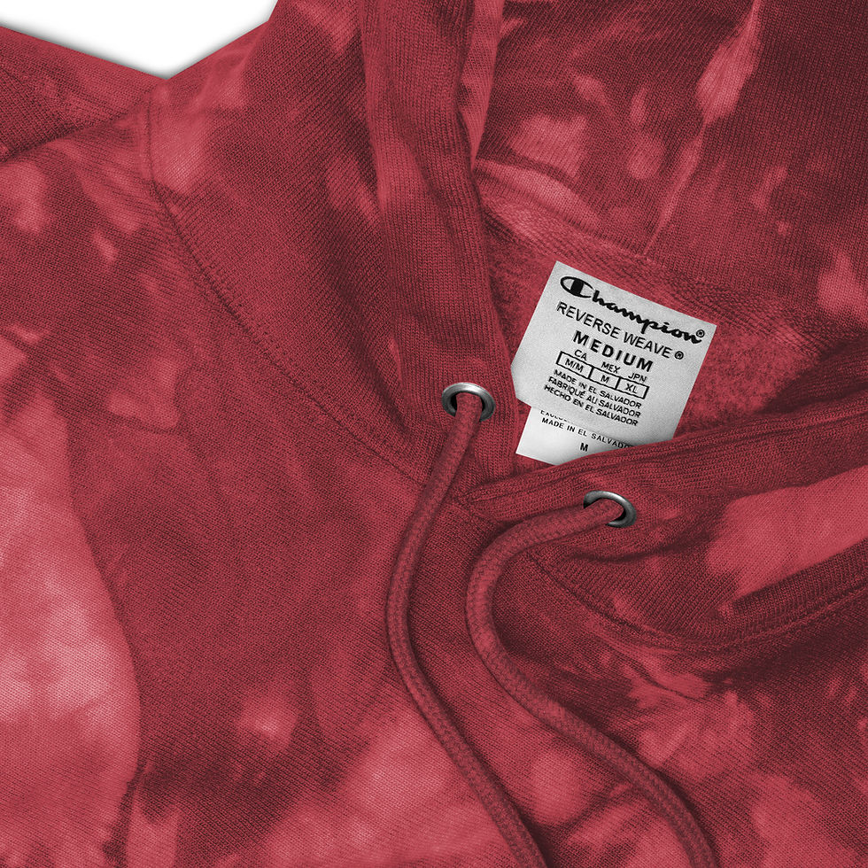 Thumbnail: Flyover Embroidered | Unisex Champion tie-dye hoodie