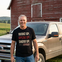 WAKE UP. SPEAK UP. SHOW UP. Bold Tee