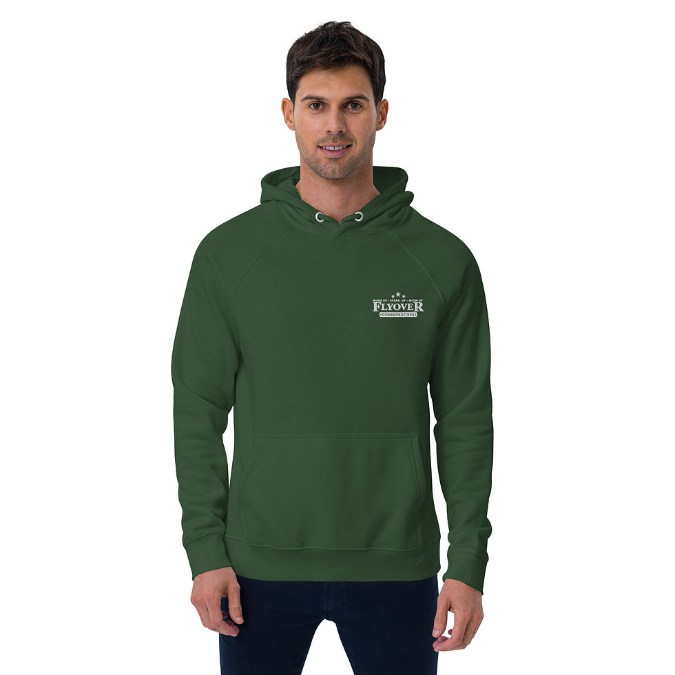 Thumbnail: FLYOVER | Unisex eco raglan hoodie