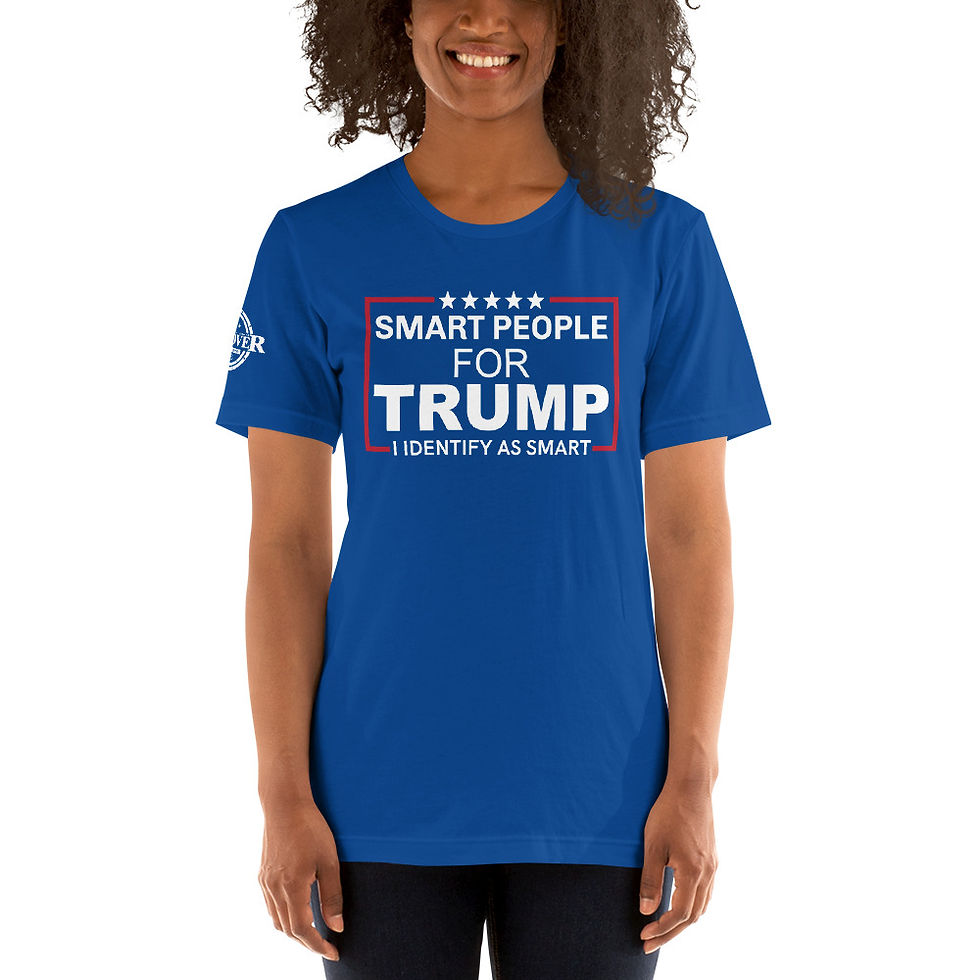 Thumbnail: Smart People for Trump Unisex T-Shirt