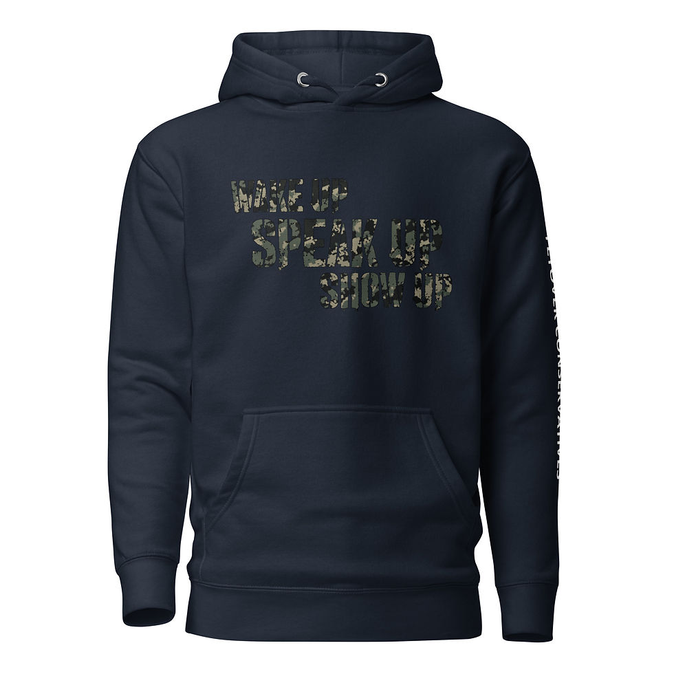 Thumbnail: WAKE UP • SPEAK UP • SHOW UP | Unisex Hoodie