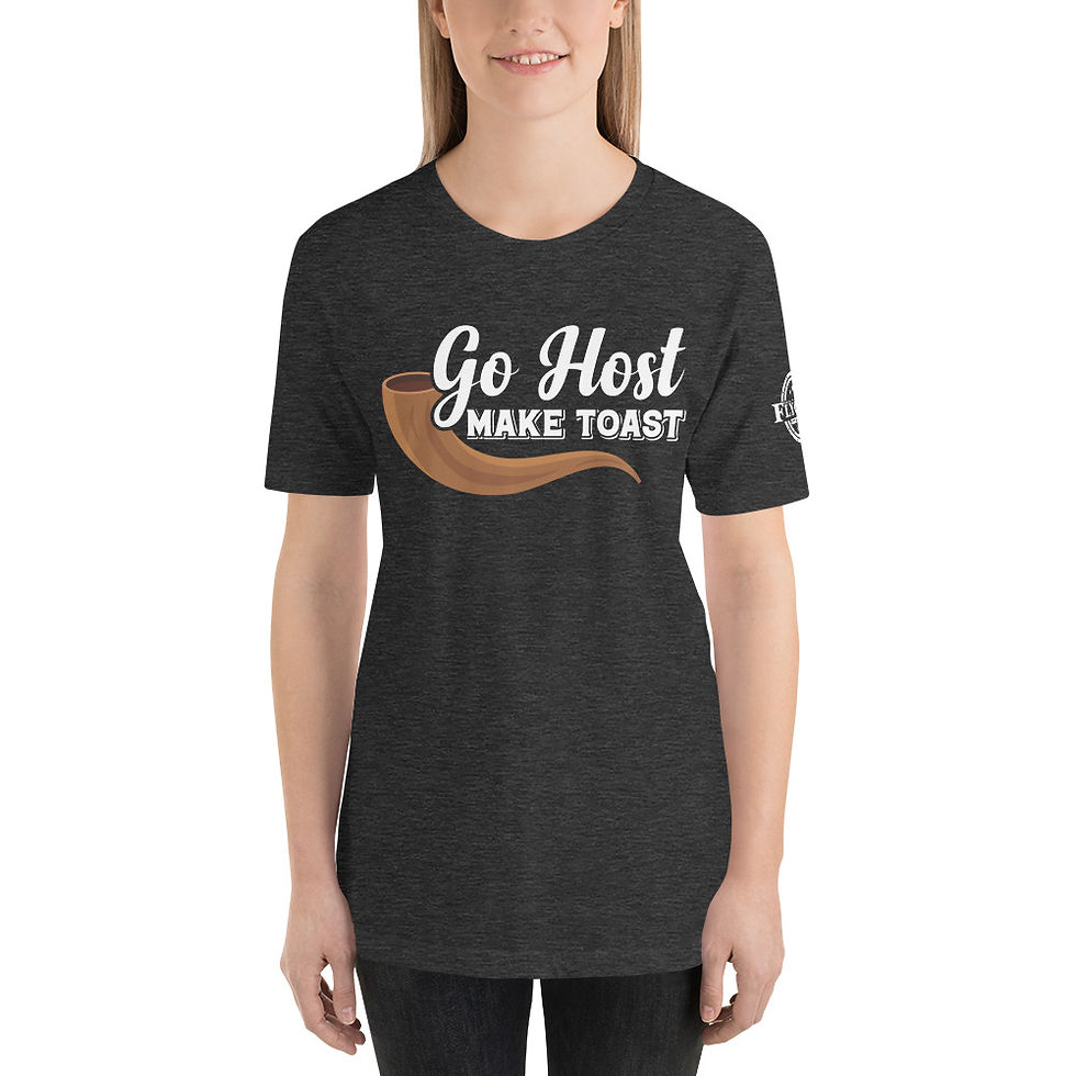 Thumbnail: Go Host Make Toast | Prophetic Report with Stacy | Unisex t-shirt