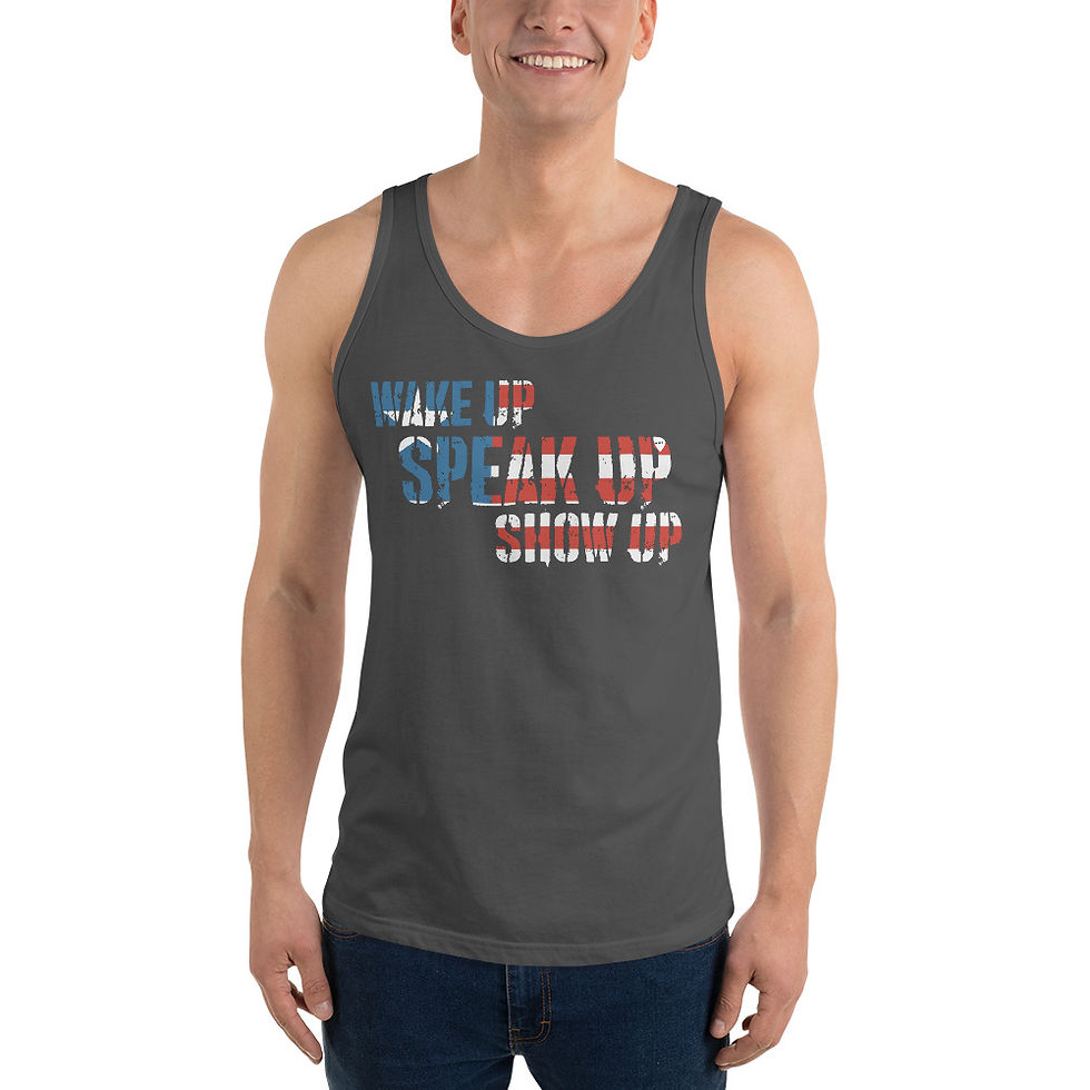 Thumbnail: Wake Up • Speak Up • Show Up | Unisex Tank Top