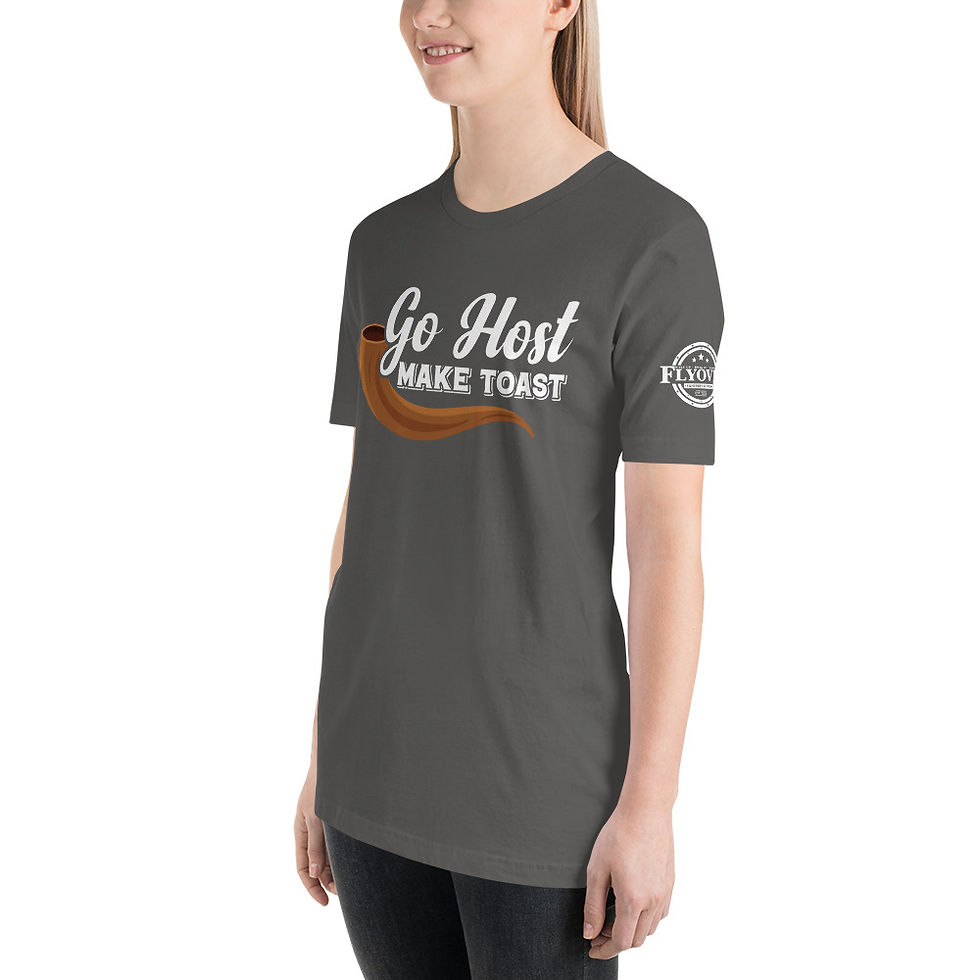 Thumbnail: Go Host Make Toast | Prophetic Report with Stacy | Unisex t-shirt