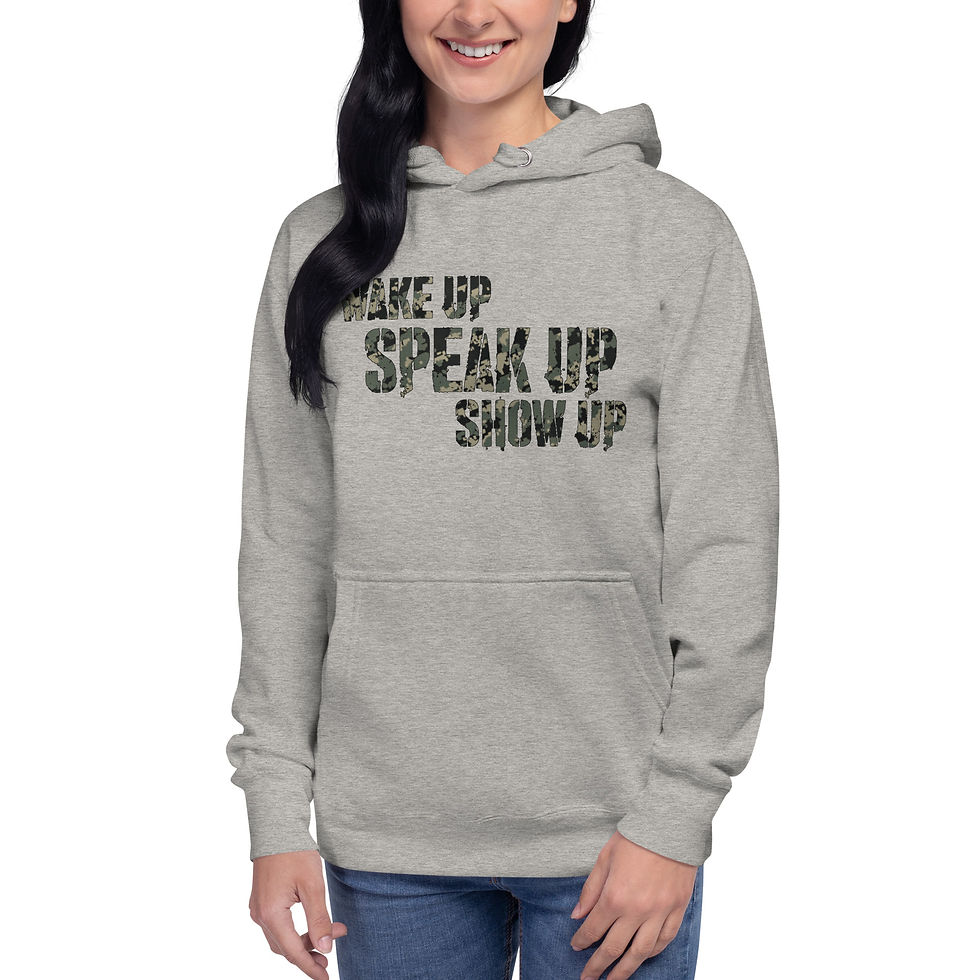 Thumbnail: WAKE UP • SPEAK UP • SHOW UP | Unisex Hoodie