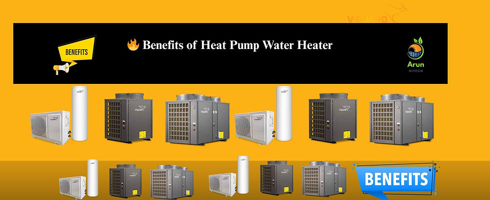 Eco-friendly hot water solution using heat pump technology