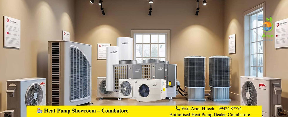 Best heat pump showroom with expert support in Coimbatore
