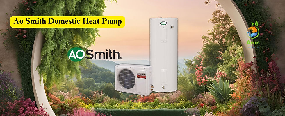 AO Smith domestic heat pump with energy-efficient compressor – ideal for residential water heating in Coimbatore