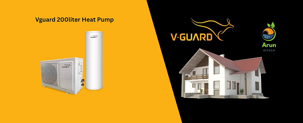 V-Guard 200L Heat Pump Solution for Smart Hot Water Supply