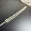 Thumbnail: Silver Colored 3-Strand Bracelet