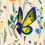 Thumbnail: Bird Brain Hand Blown Glass Butterfly Flower Pot Perchers