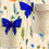 Thumbnail: Bird Brain Hand Blown Glass Butterfly Flower Pot Perchers