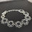 Thumbnail: Silver Colored Flower Bracelet