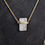 Thumbnail: Pink Quartz Gold Colored Necklace