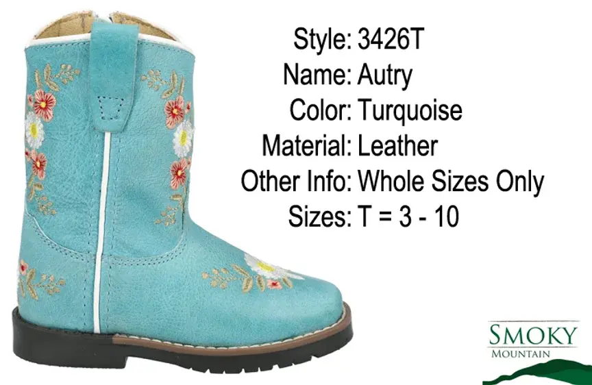 Thumbnail: Smoky Mountain Boots - Toddler Boot "Autry" with Man Made Lining