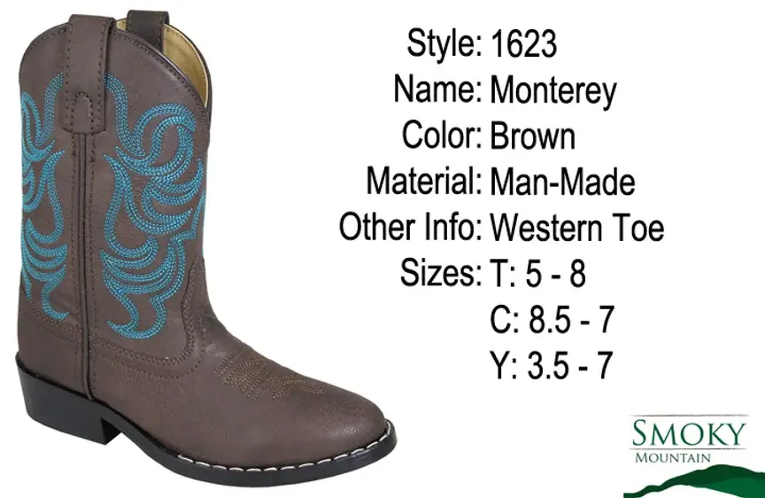 Thumbnail: Smoky Mountain Boots - Youth Boot "Monterey"