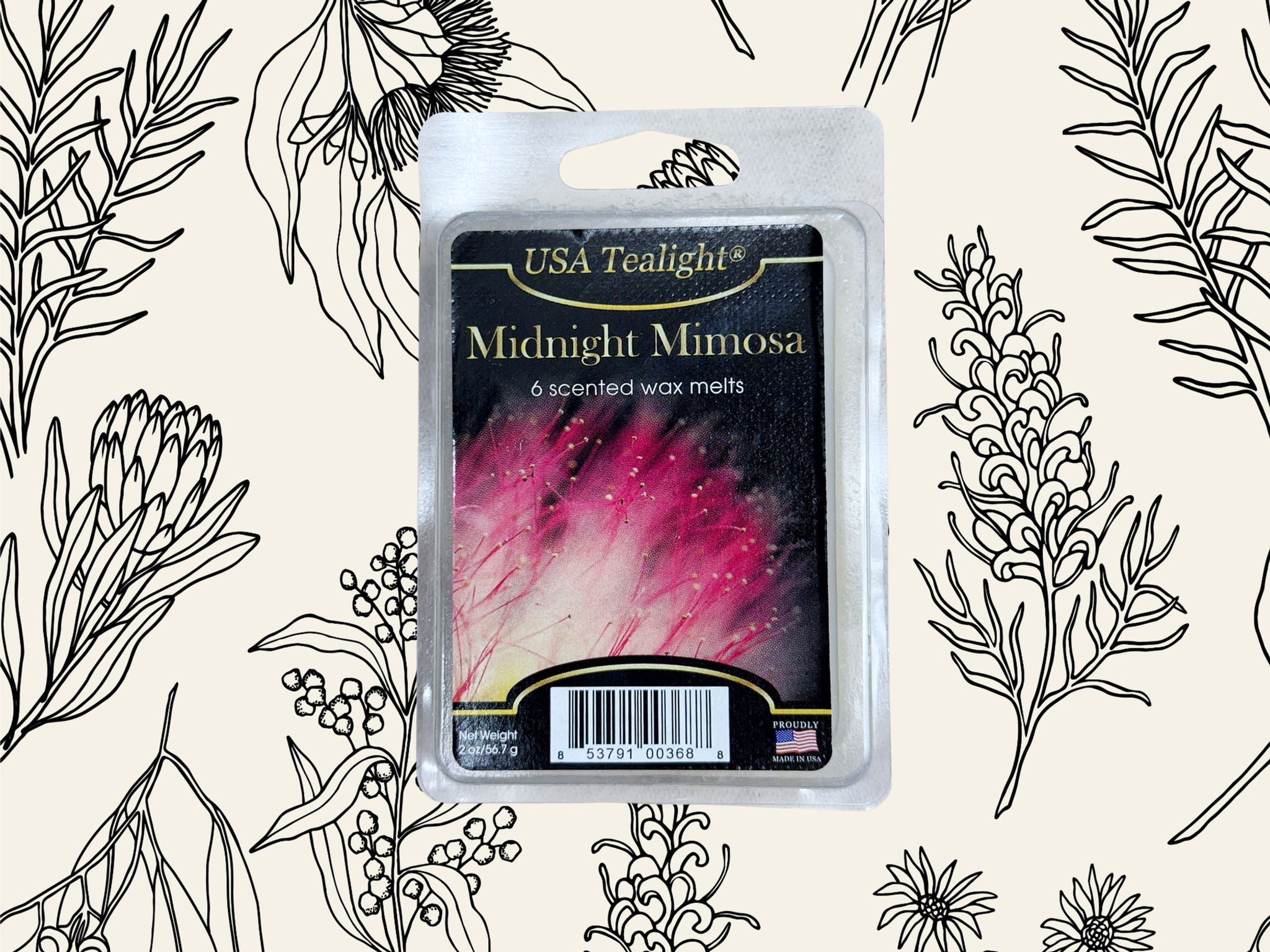 USA Tealight "Midnight Mimosa" Wax Melts