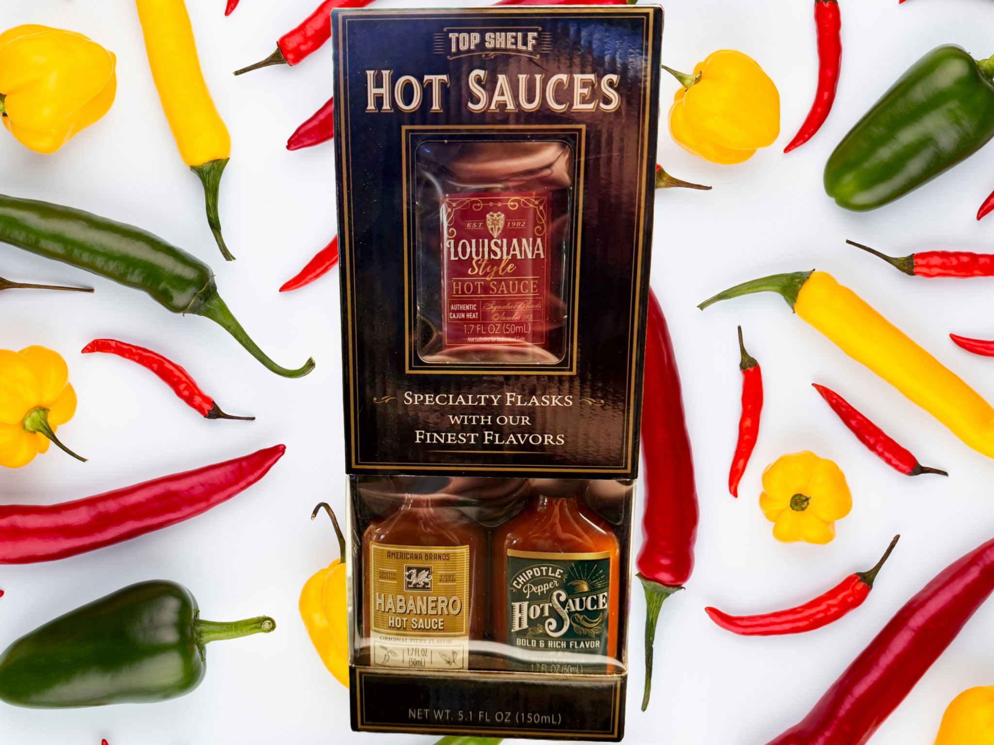 Top Shelf Hot Sauce Set