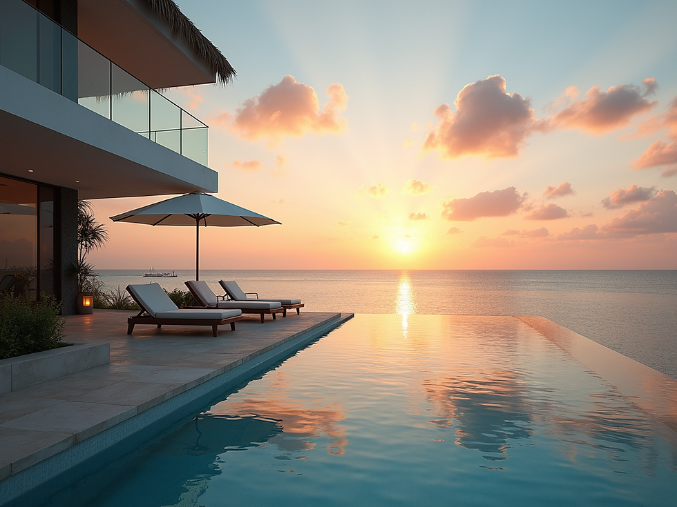 A-serene-luxury-resort-poolside-overlooking-a-calm-tropical-ocean-at-sunset.png