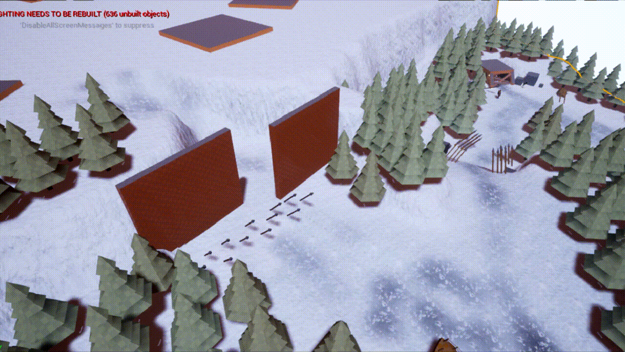 Iteration - Village gates turned into narrow path