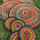 Thumbnail: Fiery Orange fully-beaded Maasai placemats, Orange Maasai beaded placemats, Mats