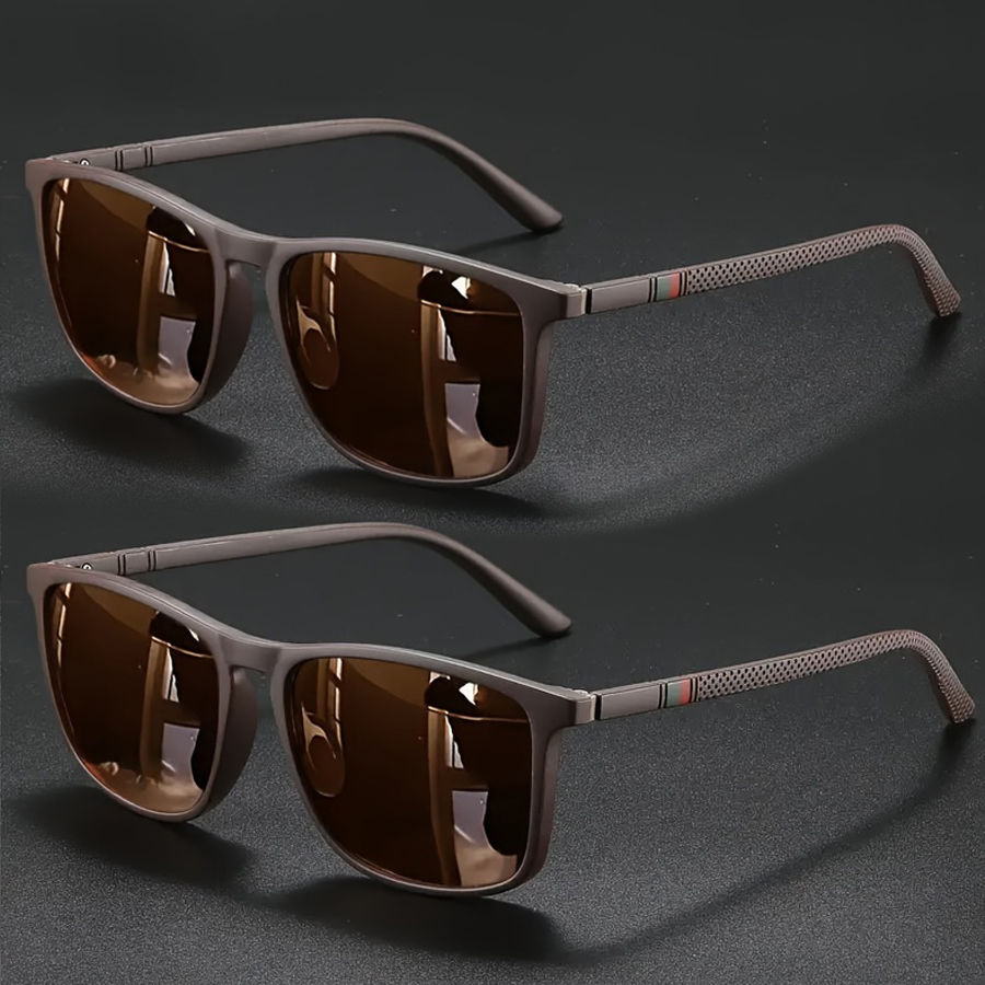 Thumbnail: Super Promotion! 2 Luxury Vintage Sunglasses, Men's and Women's, Travel Fashion