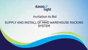 INVITATION TO BID: SUPPLY AND INSTALL OF MMD WAREHOUSE RACKING SYSTEM