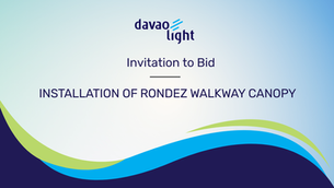 INVITATION TO BID: INSTALLATION OF RONDEZ WALKWAY CANOPY