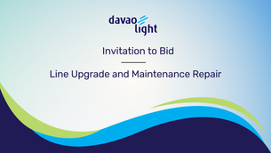 INVITATION TO BID: Line Upgrade and Maintenance Repair
