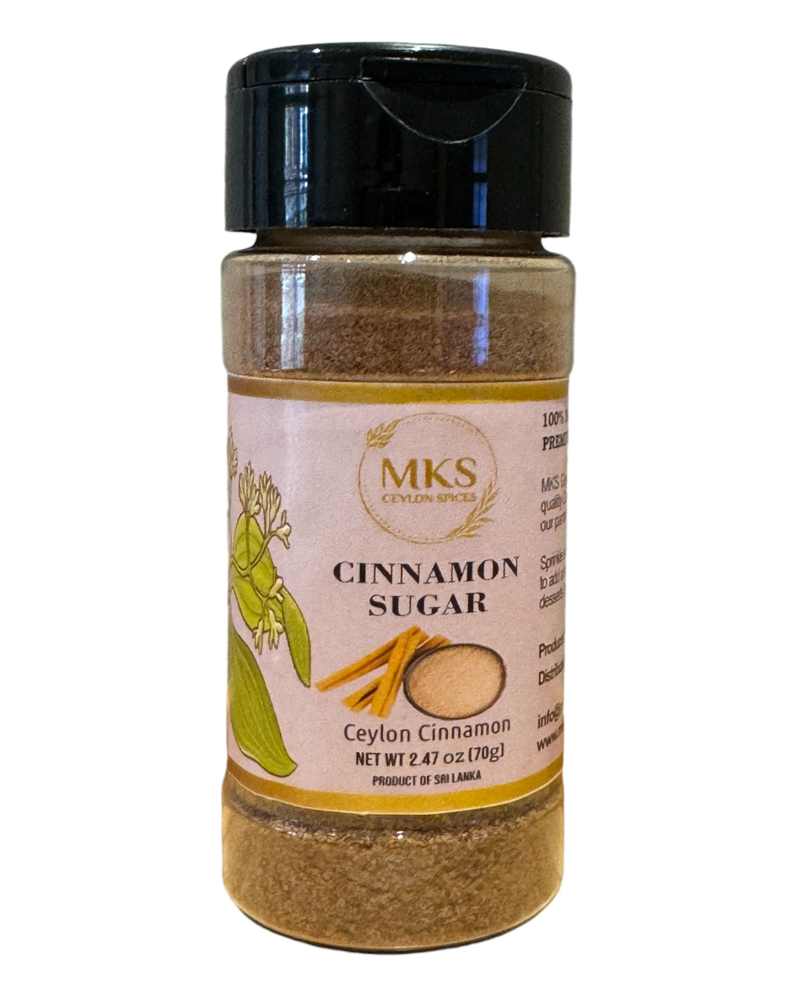 Ceylon Cinnamon Sugar|True Cinnamon - 2.47oz