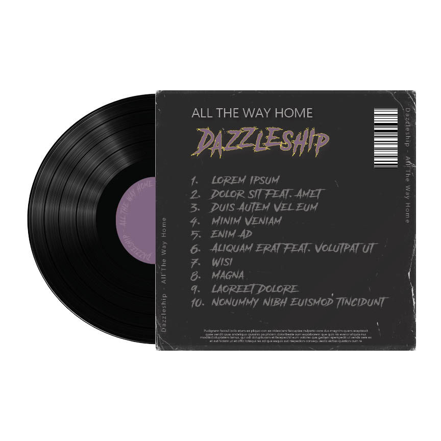 Rock Band Mockup - Back