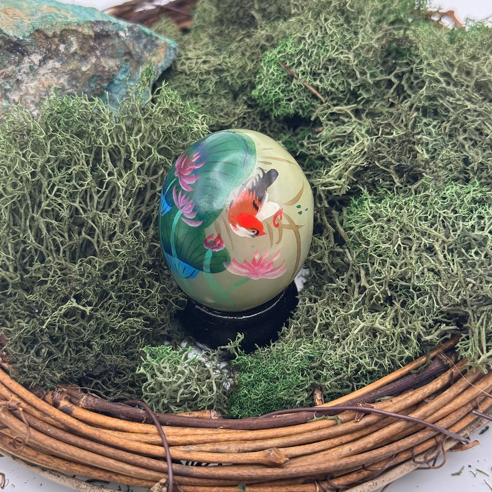 Thumbnail: Hand Painted Jade Eggs