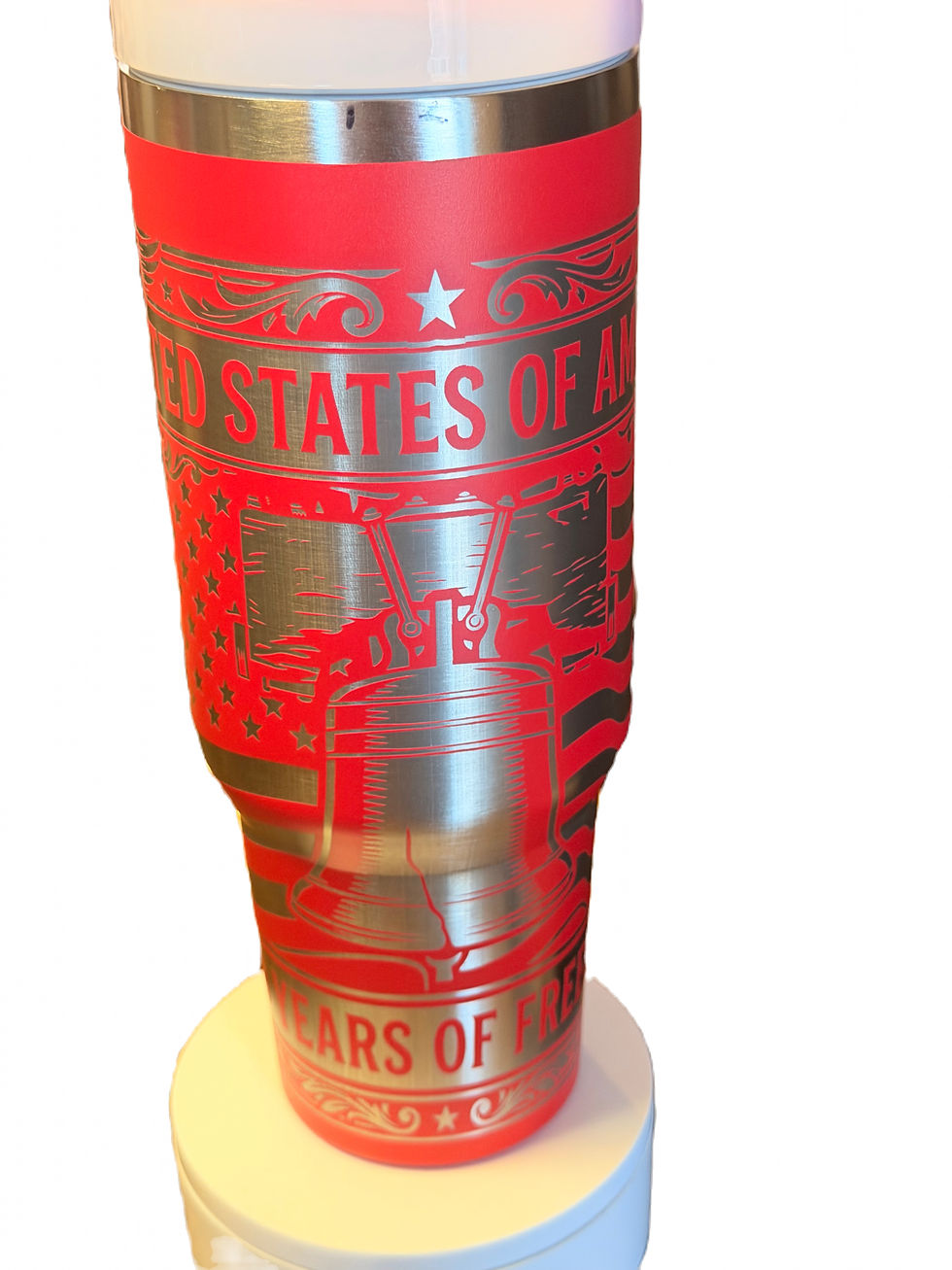 Thumbnail: 250th, Liberty Bell 40 oz Tumbler - Red