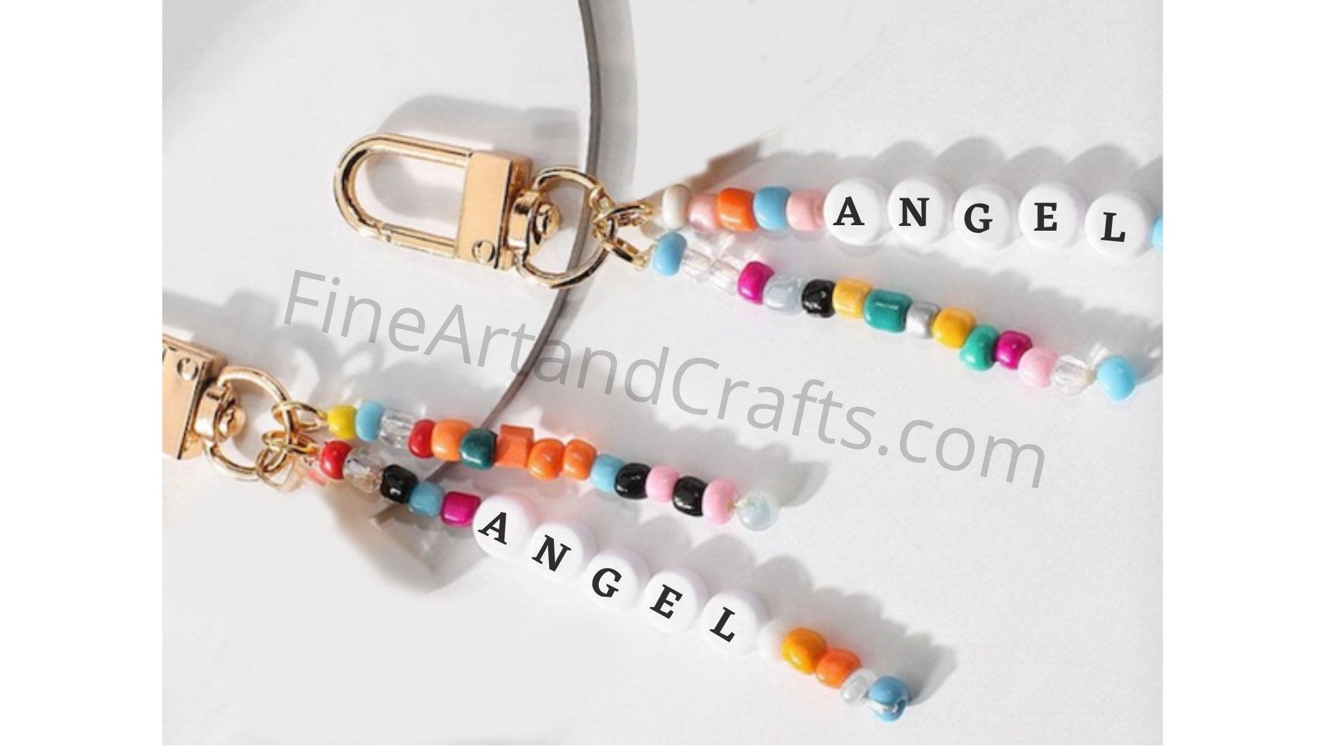 Keyring, keychain, beaded gift, keyring gift