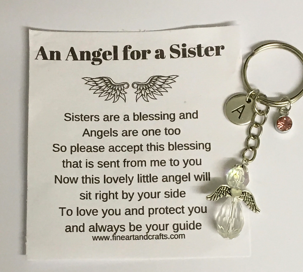 Sister gift, guardian angel gift, angel gift