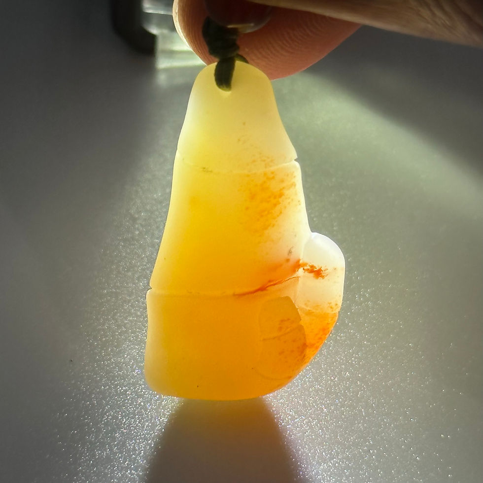 縮圖：節節高升-壽山玉吊飾