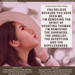 04.08.21 MSG FROM JESUS: You believe because you have seen ME...