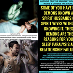 WARNING FOR THE SEXUALLY IMMORAL INSIDE & OUTSIDE THE CHURCH: