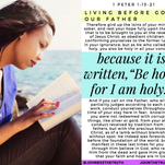 1 PETER 1:13-21 LIVING BEFORE GOD OUR FATHER