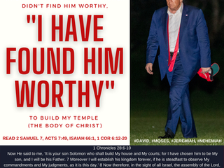 12.17.20 MSG FROM JESUS ABOUT POTUS AS SOLOMON: I FOUND HIM WORTHY