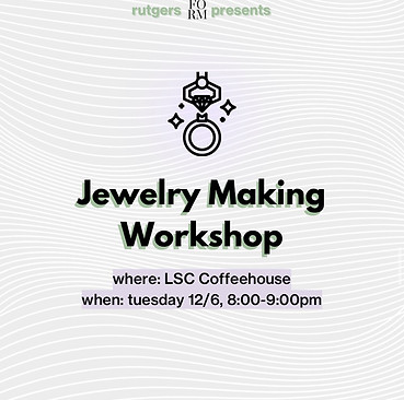 Jewelry Making Workshop
